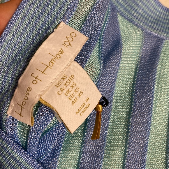 House Of Harlow 1960 NWT blue aqua two piece set - Picture 3 of 9